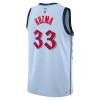 Maillot Homme Washington Wizards Kyle Kuzma 2024-25 Nike City Edition Bleu Swingman